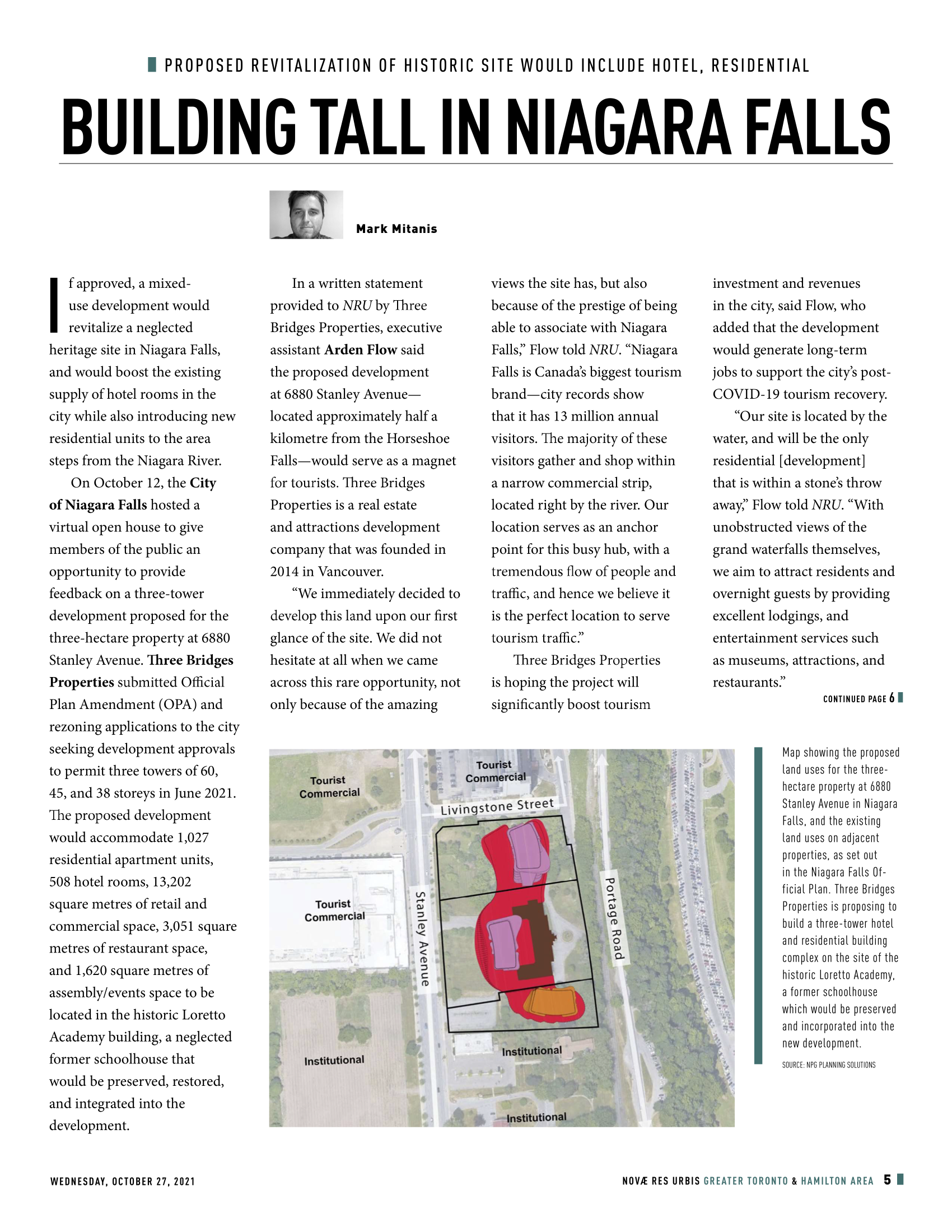 Building Tall in Niagara Falls by Marc Mitanis, NRU Publishing Inc