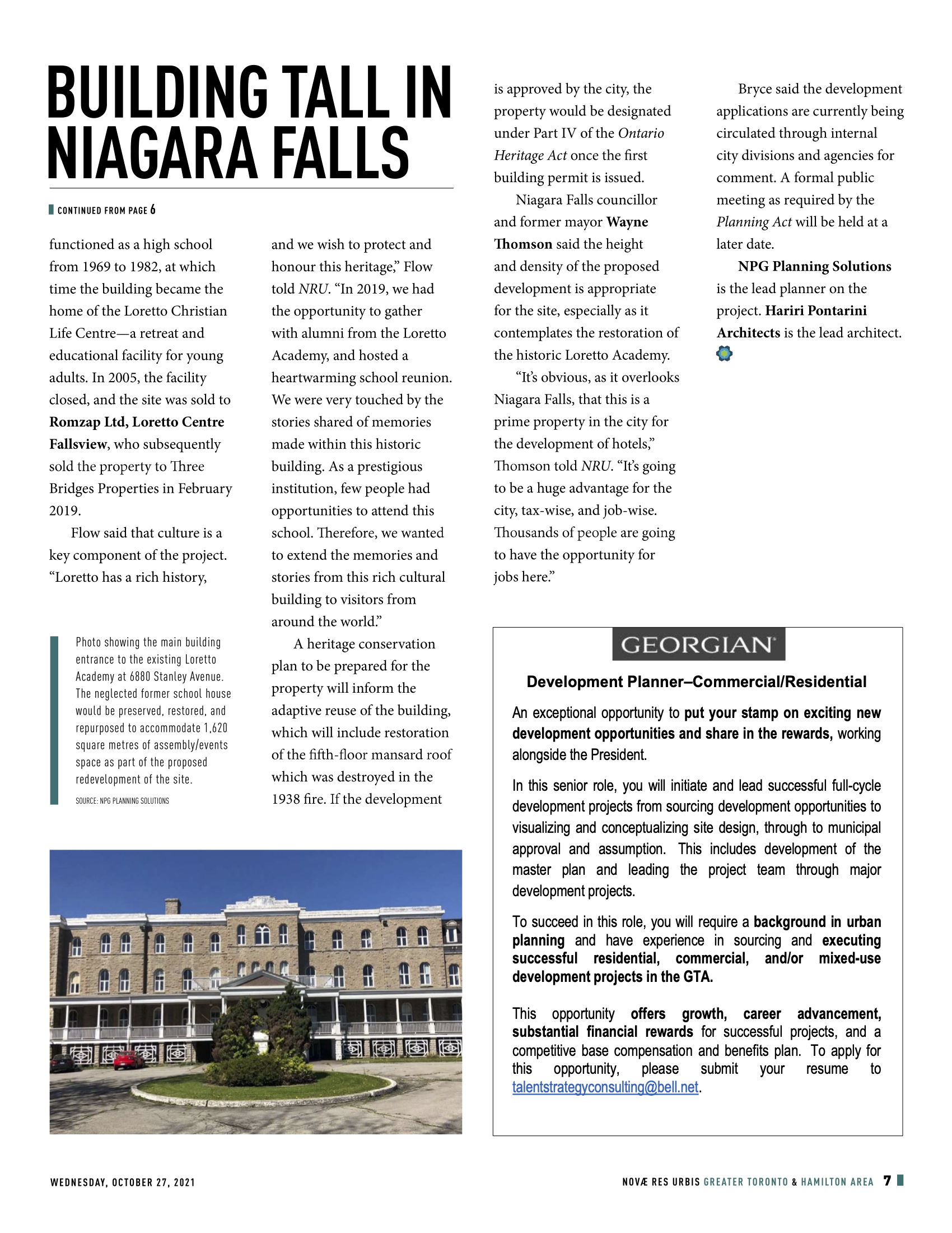 Building Tall in Niagara Falls by Marc Mitanis, NRU Publishing Inc (dragged)